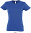 Фуфайка (футболка) IMPERIAL женская,Ярко-синий L с логотипом в Санкт-Петербурге заказать по выгодной цене в кибермаркете AvroraStore