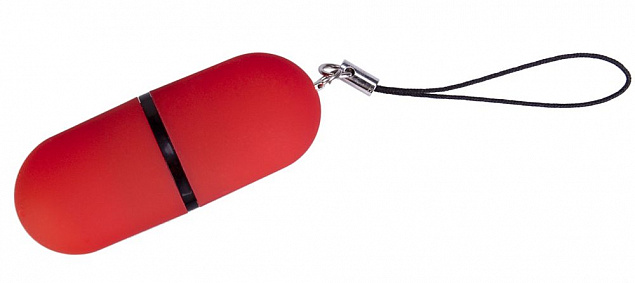 Флешка «Капсула», красная, 8 Гб с логотипом в Санкт-Петербурге заказать по выгодной цене в кибермаркете AvroraStore