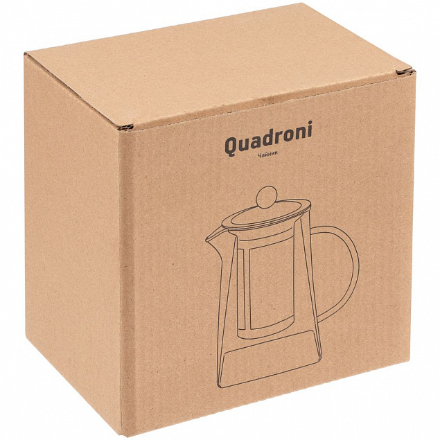 Чайник Quadroni с логотипом в Санкт-Петербурге заказать по выгодной цене в кибермаркете AvroraStore