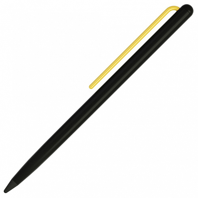 Карандаш GrafeeX в чехле, черный с желтым с логотипом в Санкт-Петербурге заказать по выгодной цене в кибермаркете AvroraStore