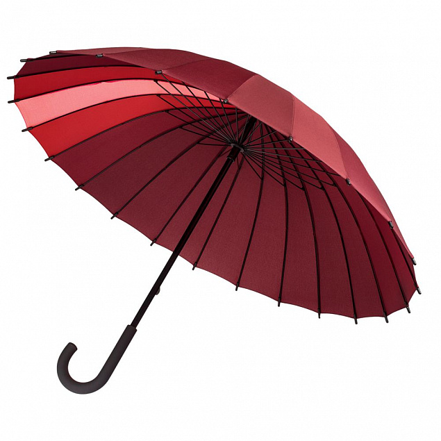 Зонт-трость «Спектр»,красный с логотипом в Санкт-Петербурге заказать по выгодной цене в кибермаркете AvroraStore