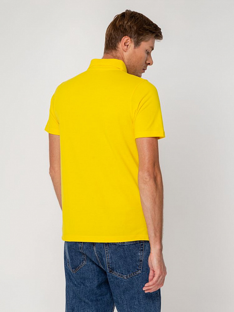 Рубашка поло Virma light, желтая с логотипом в Санкт-Петербурге заказать по выгодной цене в кибермаркете AvroraStore