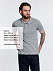 Рубашка поло мужская Adam, серый меланж с логотипом в Санкт-Петербурге заказать по выгодной цене в кибермаркете AvroraStore