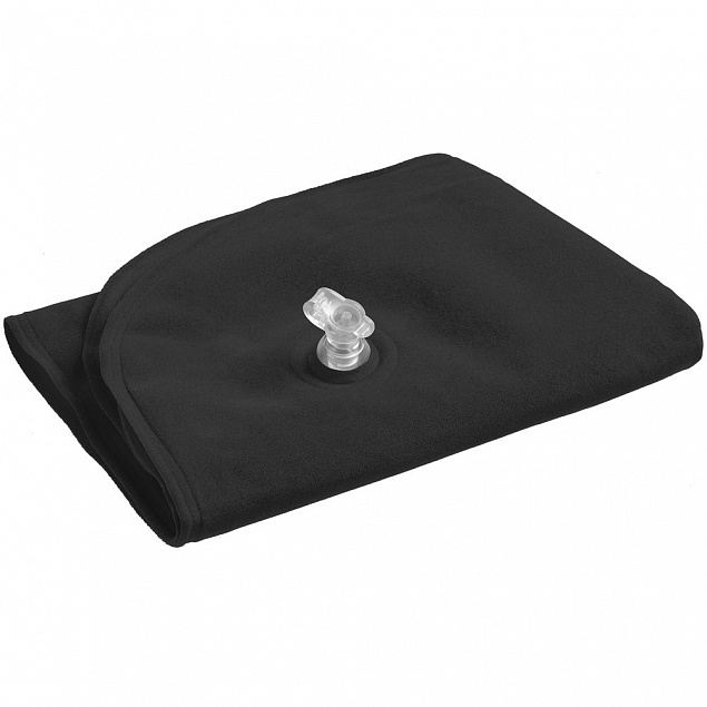 Надувная подушка под шею «Бант Минни Маус», черная с логотипом в Санкт-Петербурге заказать по выгодной цене в кибермаркете AvroraStore
