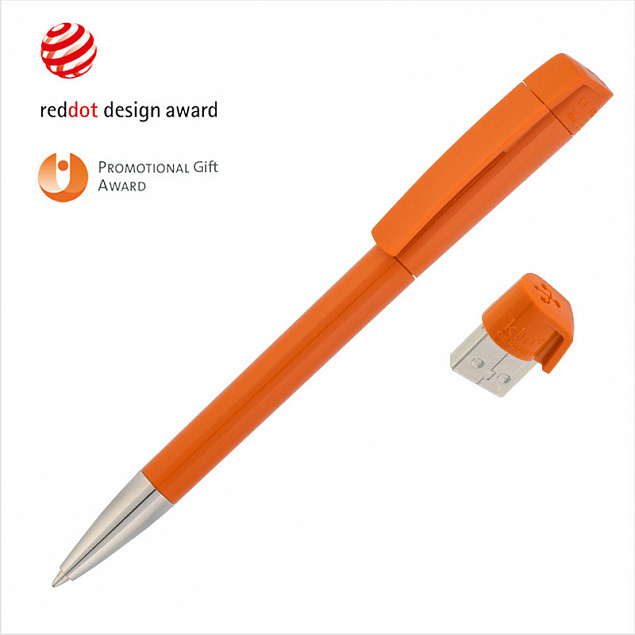 Ручка с флеш-картой USB 8GB «TURNUS M» с логотипом в Санкт-Петербурге заказать по выгодной цене в кибермаркете AvroraStore