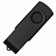 USB flash-карта DOT (8Гб), черный, 5,8х2х1,1см, пластик, металл с логотипом в Санкт-Петербурге заказать по выгодной цене в кибермаркете AvroraStore