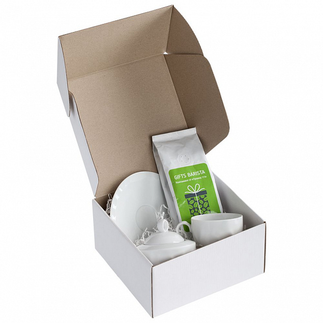 Коробка Medio, белая с логотипом в Санкт-Петербурге заказать по выгодной цене в кибермаркете AvroraStore