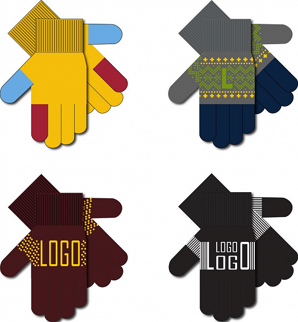 Перчатки на заказ Guanti, акрил с логотипом в Санкт-Петербурге заказать по выгодной цене в кибермаркете AvroraStore