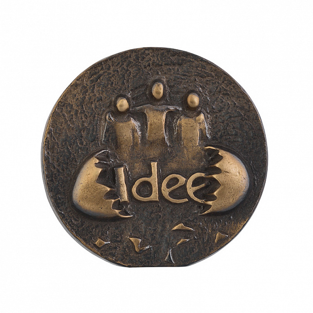 Медаль подарочная "Идея" с логотипом в Санкт-Петербурге заказать по выгодной цене в кибермаркете AvroraStore