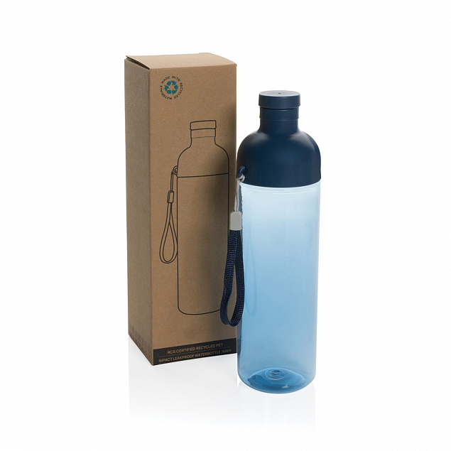 Герметичная бутылка для воды Impact из rPET RCS, 600 мл с логотипом в Санкт-Петербурге заказать по выгодной цене в кибермаркете AvroraStore