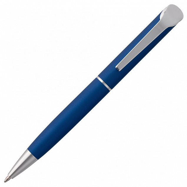 Ручка шариковая Glide, синяя с логотипом в Санкт-Петербурге заказать по выгодной цене в кибермаркете AvroraStore