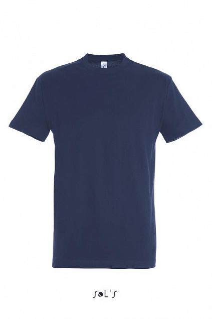 Фуфайка (футболка) IMPERIAL мужская,Темно-синий 3XL с логотипом в Санкт-Петербурге заказать по выгодной цене в кибермаркете AvroraStore
