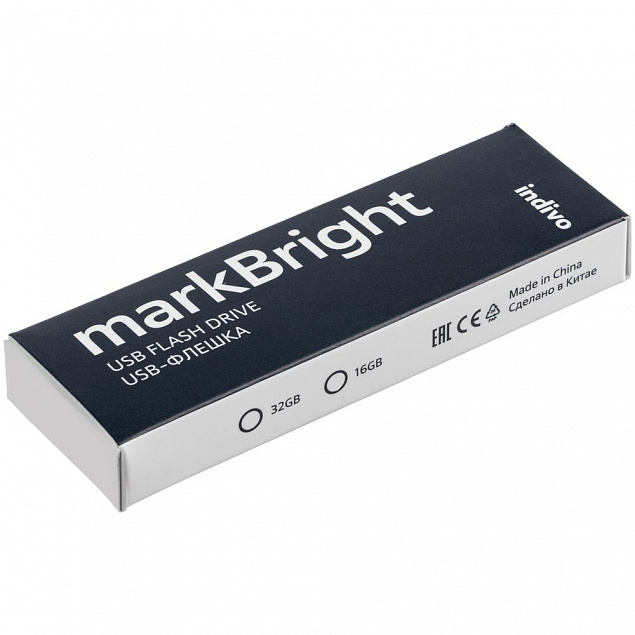 Флешка markBright с красной подсветкой, 16 Гб с логотипом в Санкт-Петербурге заказать по выгодной цене в кибермаркете AvroraStore
