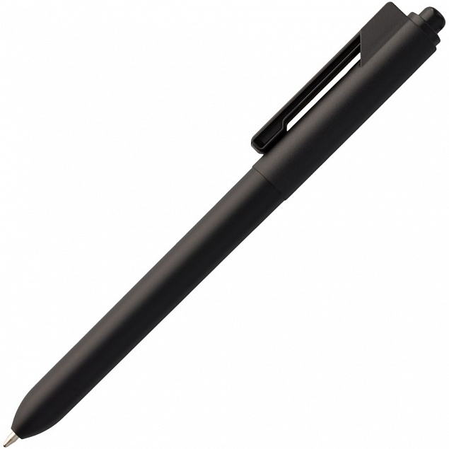 Ручка шариковая Hint, черная с логотипом в Санкт-Петербурге заказать по выгодной цене в кибермаркете AvroraStore