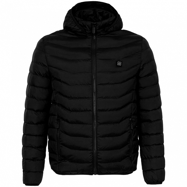 Куртка с подогревом Thermalli Chamonix, черная с логотипом в Санкт-Петербурге заказать по выгодной цене в кибермаркете AvroraStore