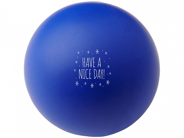 Антистресс Мяч, ярко-синий с логотипом в Санкт-Петербурге заказать по выгодной цене в кибермаркете AvroraStore