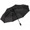 Зонт складной AOC Mini с цветными спицами, темно-синий с логотипом в Санкт-Петербурге заказать по выгодной цене в кибермаркете AvroraStore