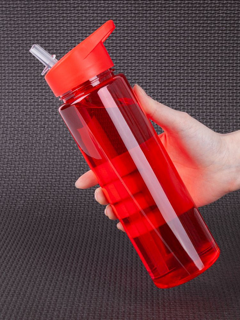 Бутылка для воды Holo, красная с логотипом в Санкт-Петербурге заказать по выгодной цене в кибермаркете AvroraStore