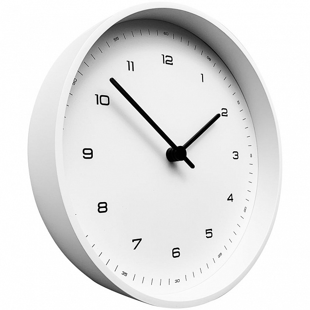 Часы настенные White, белые с логотипом в Санкт-Петербурге заказать по выгодной цене в кибермаркете AvroraStore