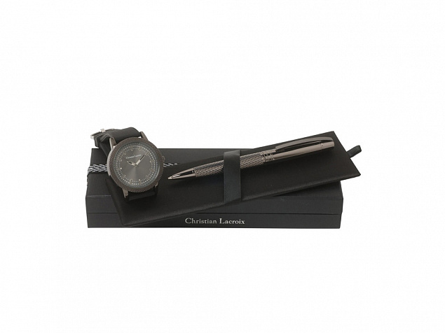 Подарочный набор Capline: часы наручные мужские, ручка шариковая с логотипом в Санкт-Петербурге заказать по выгодной цене в кибермаркете AvroraStore