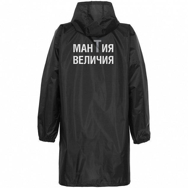 Дождевик «Мантия величия», черный с логотипом в Санкт-Петербурге заказать по выгодной цене в кибермаркете AvroraStore