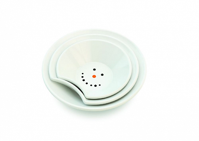 Набор тарелок «Снеговик» с логотипом в Санкт-Петербурге заказать по выгодной цене в кибермаркете AvroraStore