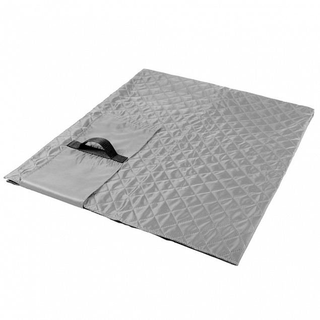 Плед для пикника Comfy, серый с логотипом в Санкт-Петербурге заказать по выгодной цене в кибермаркете AvroraStore