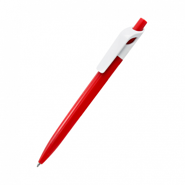 Ручка шариковая Bremen - Красный PP с логотипом в Санкт-Петербурге заказать по выгодной цене в кибермаркете AvroraStore