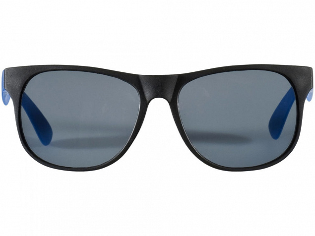 Очки солнцезащитные Retro, синий с логотипом в Санкт-Петербурге заказать по выгодной цене в кибермаркете AvroraStore