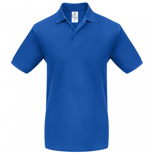 Рубашка поло Heavymill ярко-синяя с логотипом в Санкт-Петербурге заказать по выгодной цене в кибермаркете AvroraStore