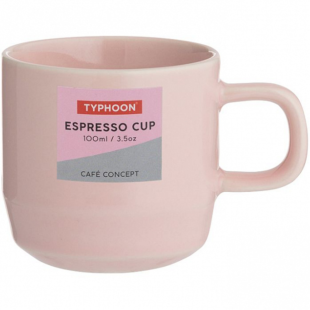 Чашка для эспрессо Cafe Concept, розовая с логотипом в Санкт-Петербурге заказать по выгодной цене в кибермаркете AvroraStore