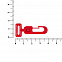 Застежка-карабин Сarabine, S, красный с логотипом в Санкт-Петербурге заказать по выгодной цене в кибермаркете AvroraStore
