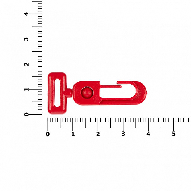 Застежка-карабин Сarabine, S, красный с логотипом в Санкт-Петербурге заказать по выгодной цене в кибермаркете AvroraStore