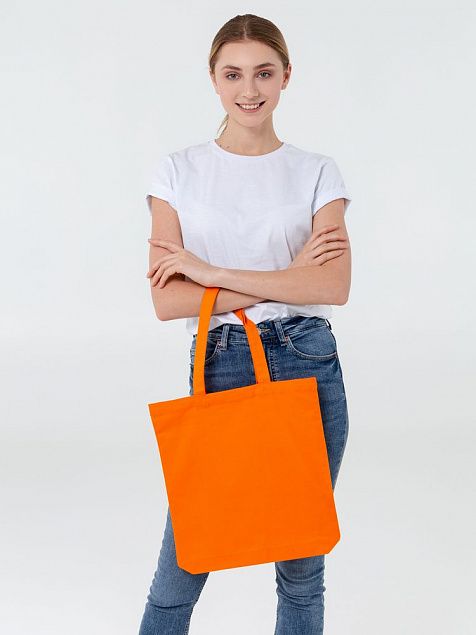 Холщовая сумка Avoska, оранжевая с логотипом в Санкт-Петербурге заказать по выгодной цене в кибермаркете AvroraStore