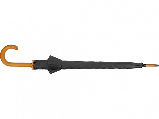 Зонт-трость Радуга, черный с логотипом в Санкт-Петербурге заказать по выгодной цене в кибермаркете AvroraStore