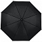 Зонт складной Monsoon, черный с логотипом в Санкт-Петербурге заказать по выгодной цене в кибермаркете AvroraStore