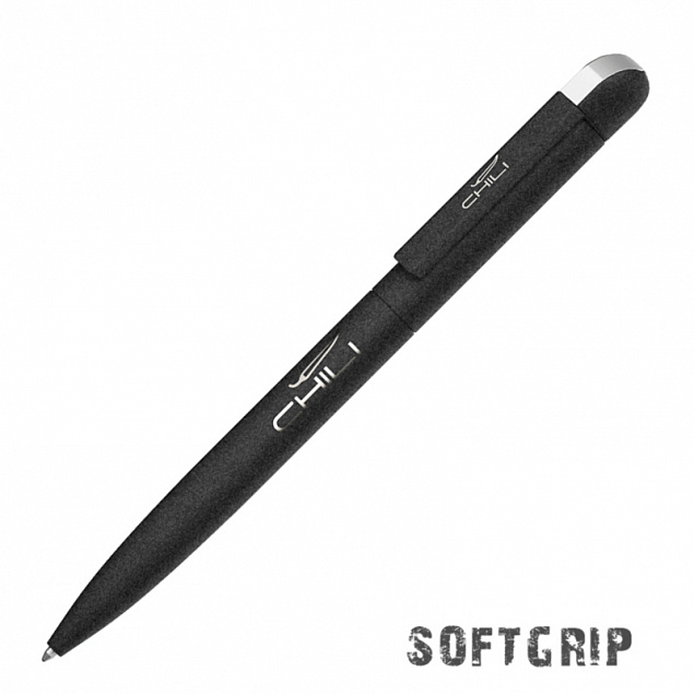 Ручка шариковая "Jupiter SOFTGRIP", покрытие softgrip с логотипом в Санкт-Петербурге заказать по выгодной цене в кибермаркете AvroraStore