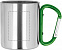 Кружка металлическая с карабином с логотипом в Санкт-Петербурге заказать по выгодной цене в кибермаркете AvroraStore