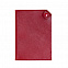 Чехол для паспорта PURE 140*90 мм., застежка на кнопке, натуральная кожа (гладкая), красный с логотипом в Санкт-Петербурге заказать по выгодной цене в кибермаркете AvroraStore