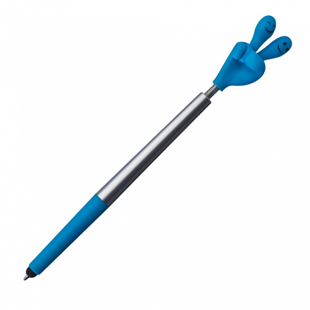Ручка стилус CrisMa, голубая с логотипом в Санкт-Петербурге заказать по выгодной цене в кибермаркете AvroraStore