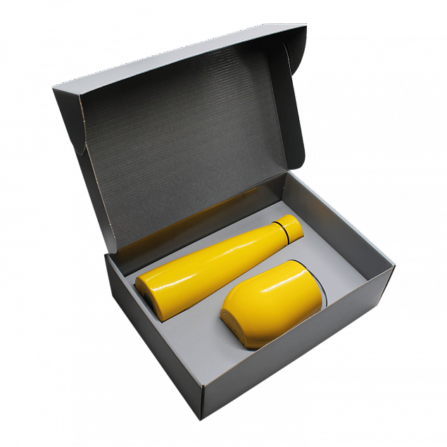Набор New Box C grey (желтый) с логотипом в Санкт-Петербурге заказать по выгодной цене в кибермаркете AvroraStore