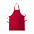 Фартук KONNER, красный, 20% хлопок, 80% полиэстер с логотипом в Санкт-Петербурге заказать по выгодной цене в кибермаркете AvroraStore