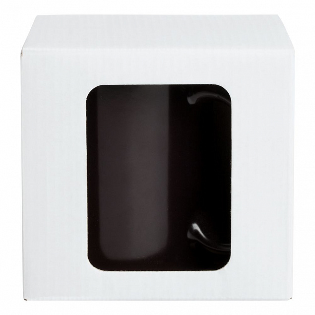 Коробка для кружки Window, белая с логотипом в Санкт-Петербурге заказать по выгодной цене в кибермаркете AvroraStore