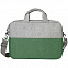 Конференц-сумка BEAM NOTE, серый/зеленый, 39х30х6.5 см, ткань верха:100% полиамид, под-д:100%полиэст с логотипом в Санкт-Петербурге заказать по выгодной цене в кибермаркете AvroraStore