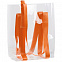 Шоппер Clear Fest, прозрачный с оранжевыми ручками с логотипом в Санкт-Петербурге заказать по выгодной цене в кибермаркете AvroraStore
