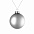 Елочный шар Finery Matt, 8 см, матовый серебристый с логотипом в Санкт-Петербурге заказать по выгодной цене в кибермаркете AvroraStore