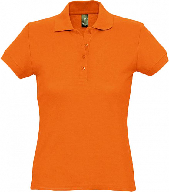 Рубашка поло женская PASSION 170, оранжевая с логотипом в Санкт-Петербурге заказать по выгодной цене в кибермаркете AvroraStore
