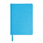 Ежедневник недатированный Bliss, А5,  голубой, белый блок, без обреза с логотипом в Санкт-Петербурге заказать по выгодной цене в кибермаркете AvroraStore