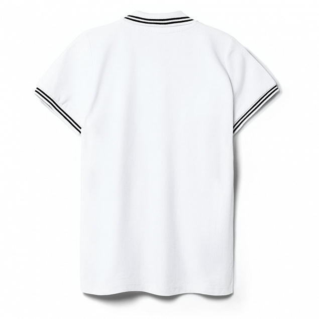 Рубашка поло женская Virma Stripes Lady, белая с логотипом в Санкт-Петербурге заказать по выгодной цене в кибермаркете AvroraStore