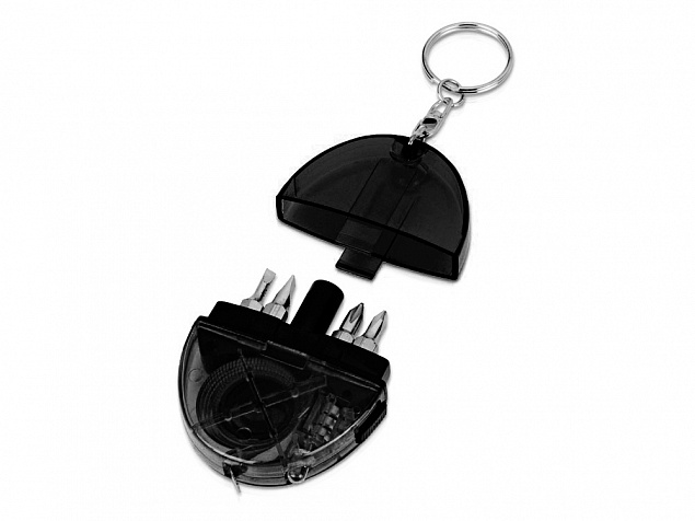 Брелок-рулетка «Кристалл», 1м с логотипом в Санкт-Петербурге заказать по выгодной цене в кибермаркете AvroraStore